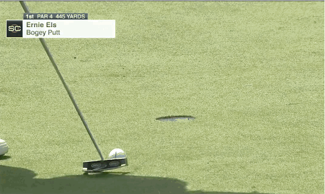 Ernie Els débute très mal le Masters d’Augusta