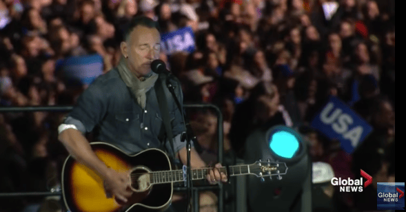 Bruce Springsteen Says Trump is “Goin’ Down”