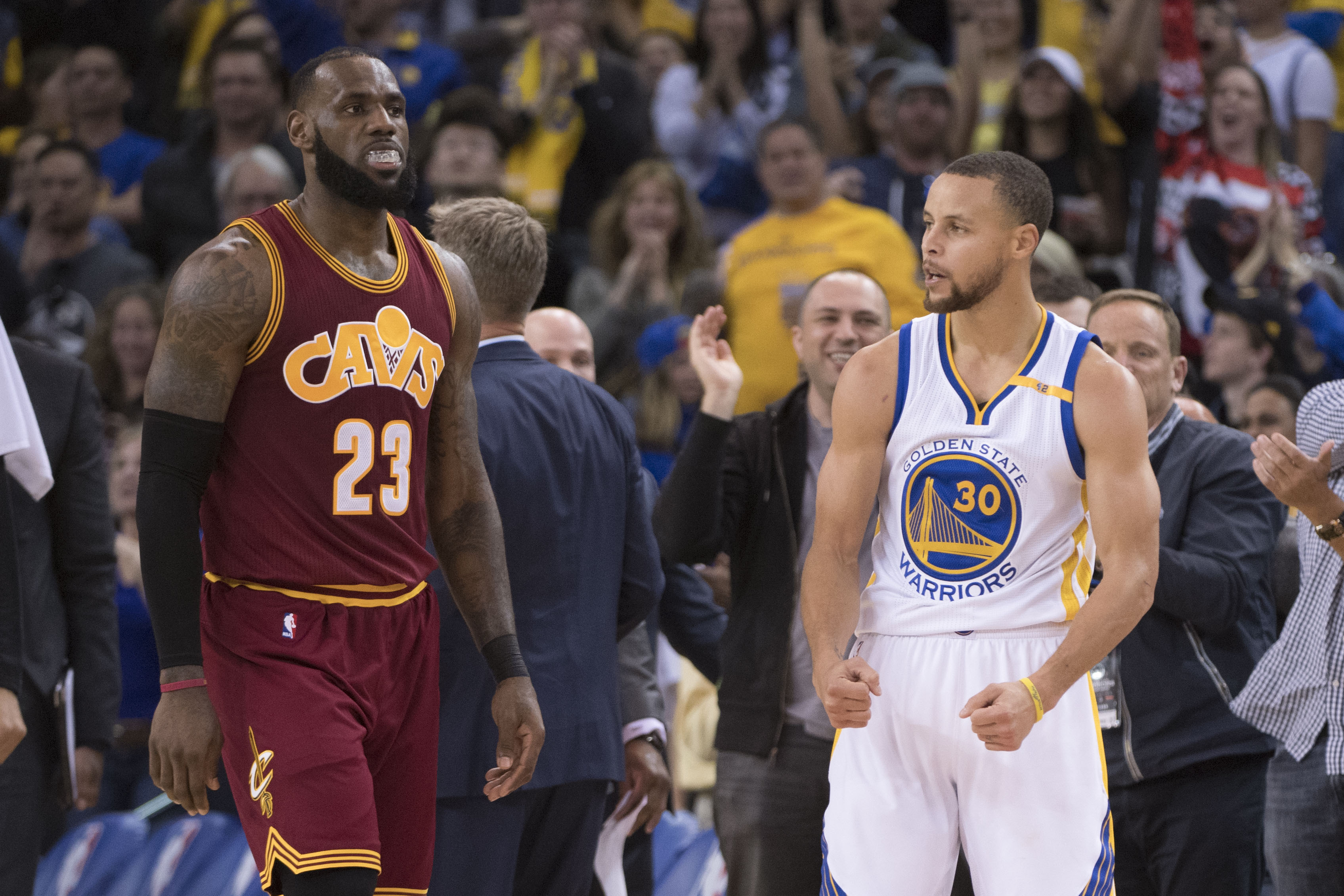 LeBron James y Steph Curry