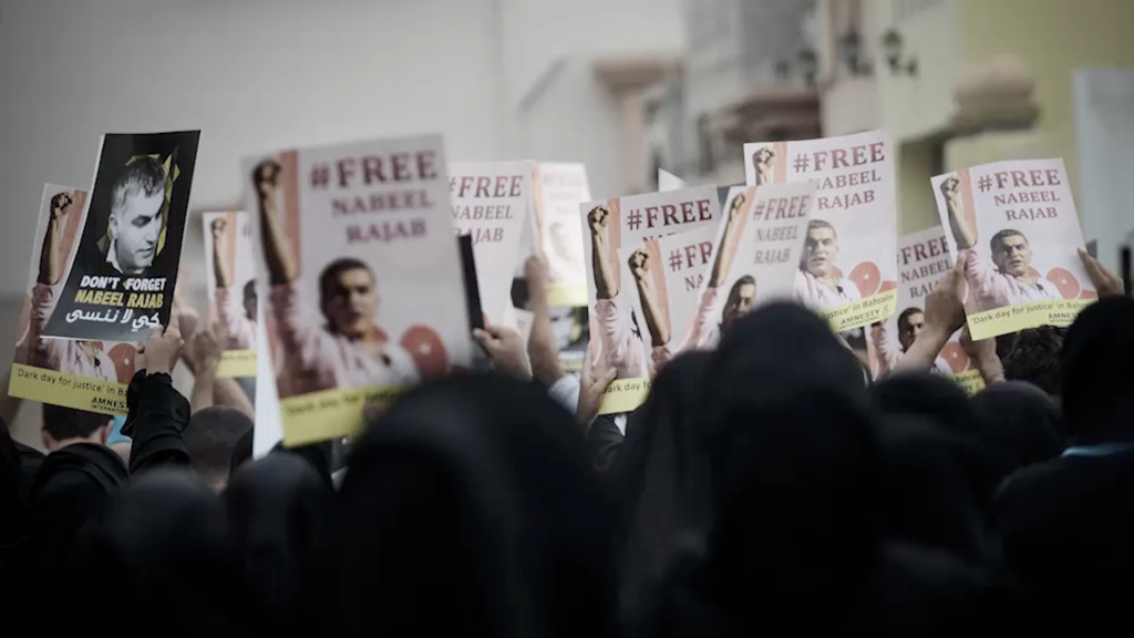 Bahrain jailed activist over tweets but still gets U.S. arms deal