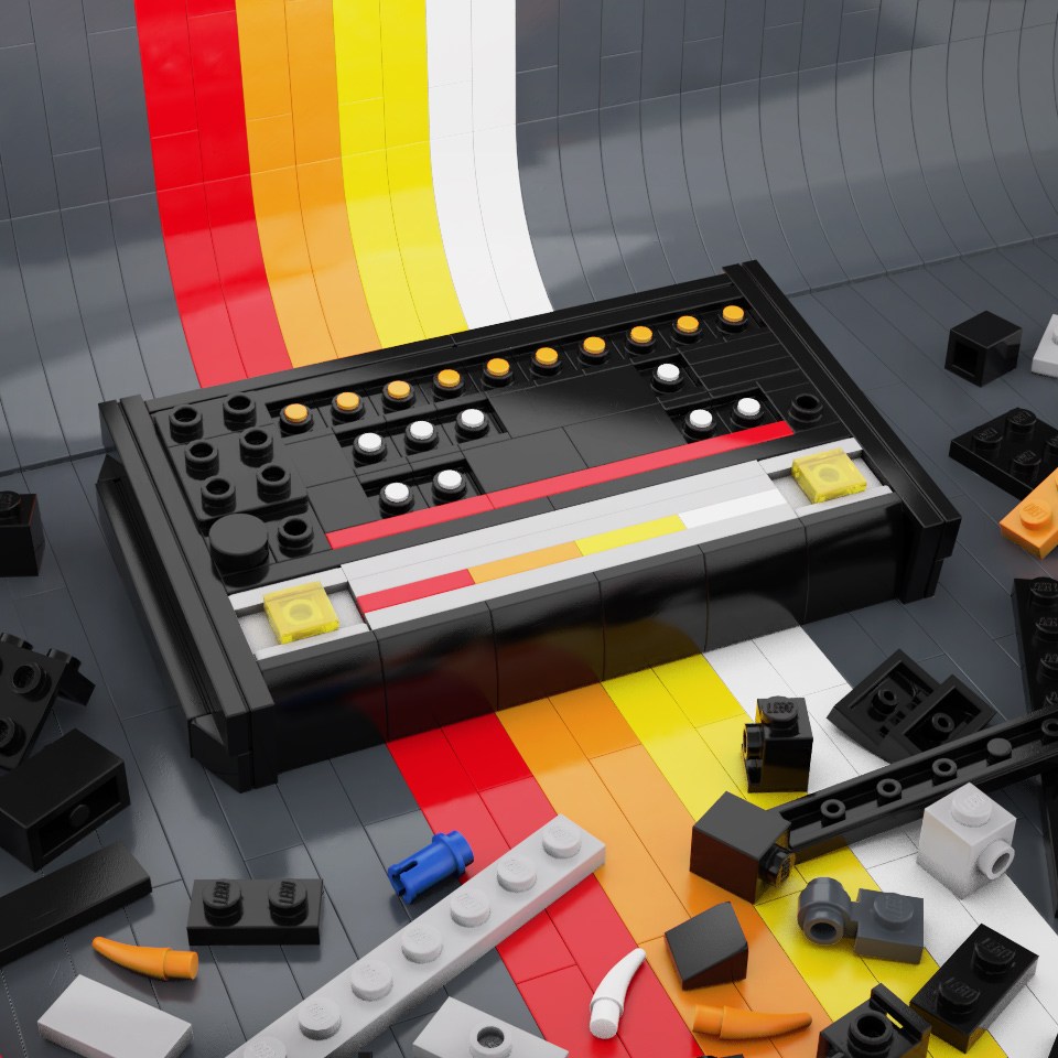 Estas réplicas LEGO de la Technics 1200 y Roland TB-303 y TR-808 son el mejor regalo de navidad