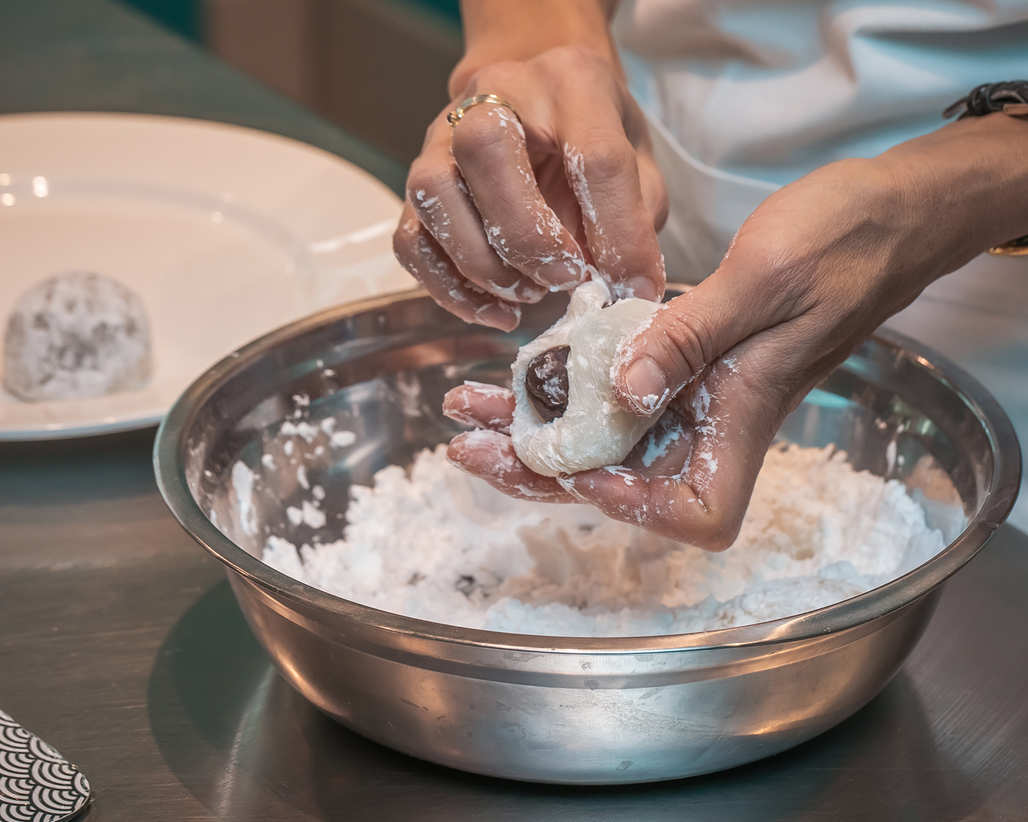 Preparazione Mochi