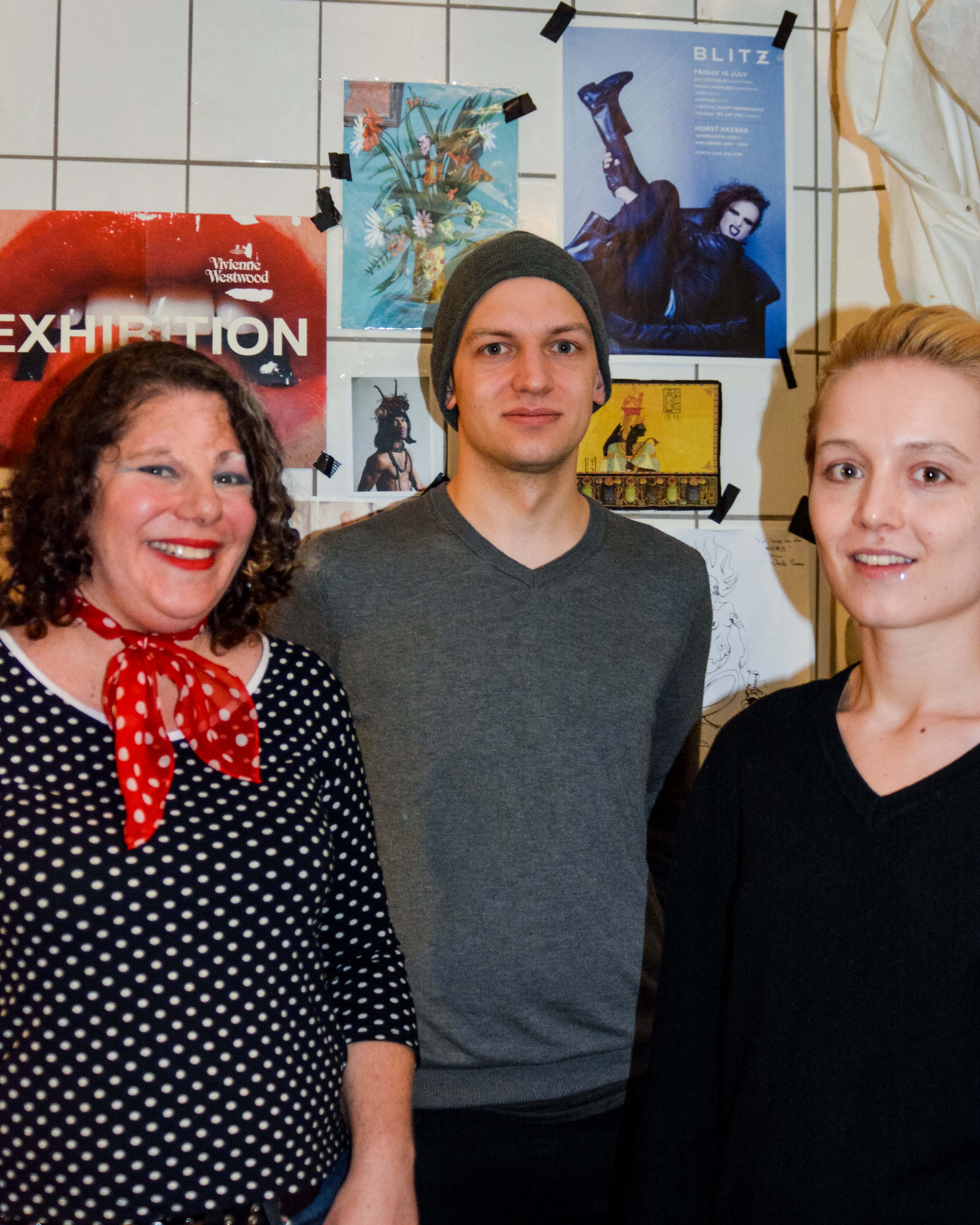 Berlin-based porn filmmakers Harvey Rabbit, Theo Meow, and Candy Flip