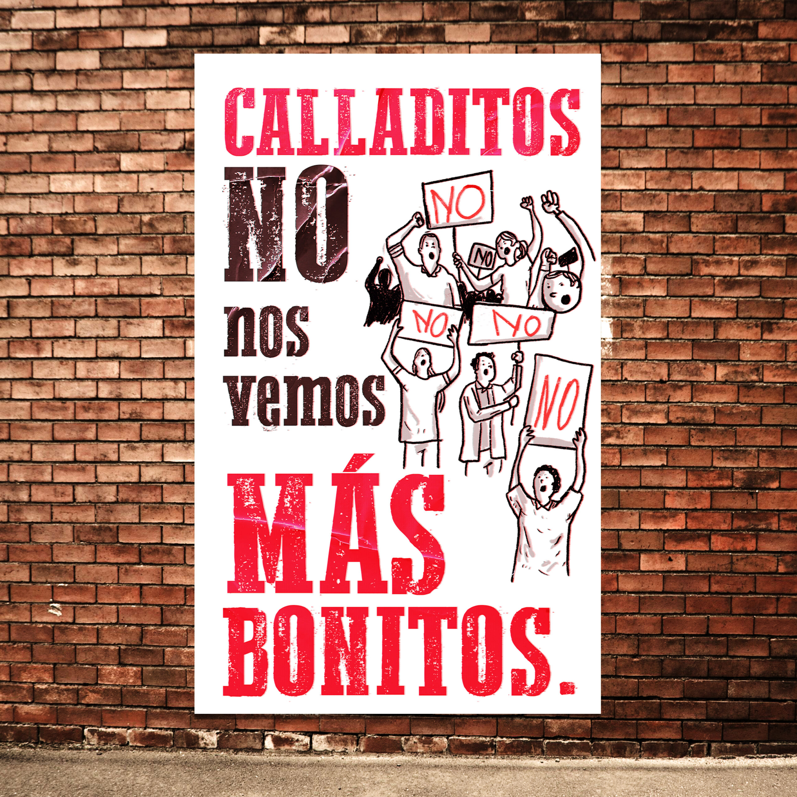 Calladitos no nos vemos mas bonitos