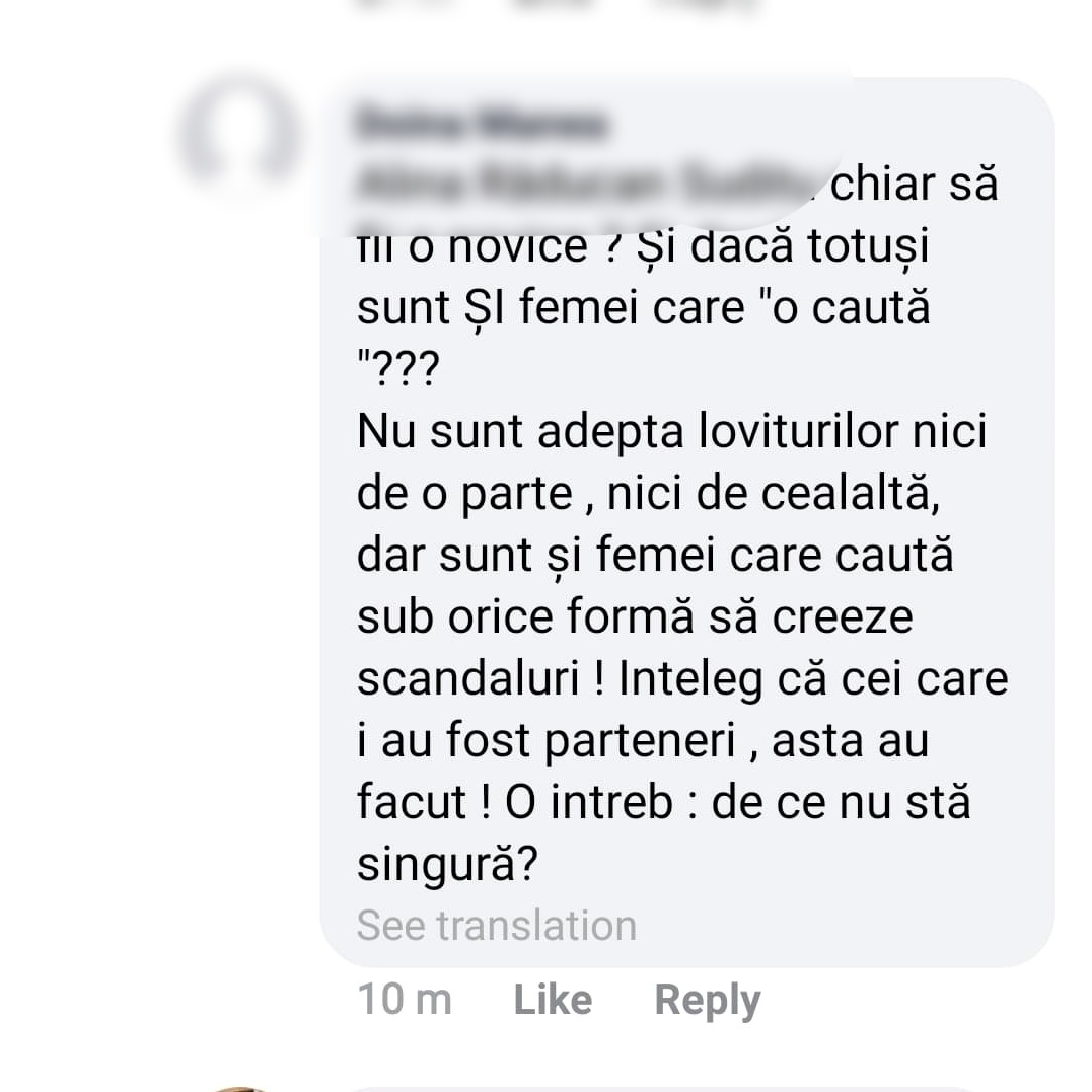 comentarii daniela crudu