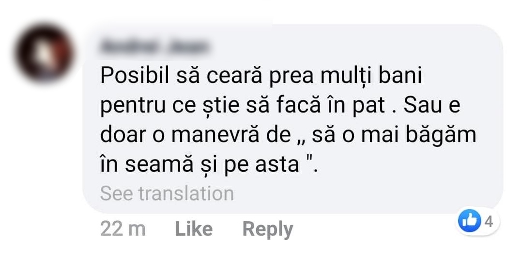 comentarii daniela crudu