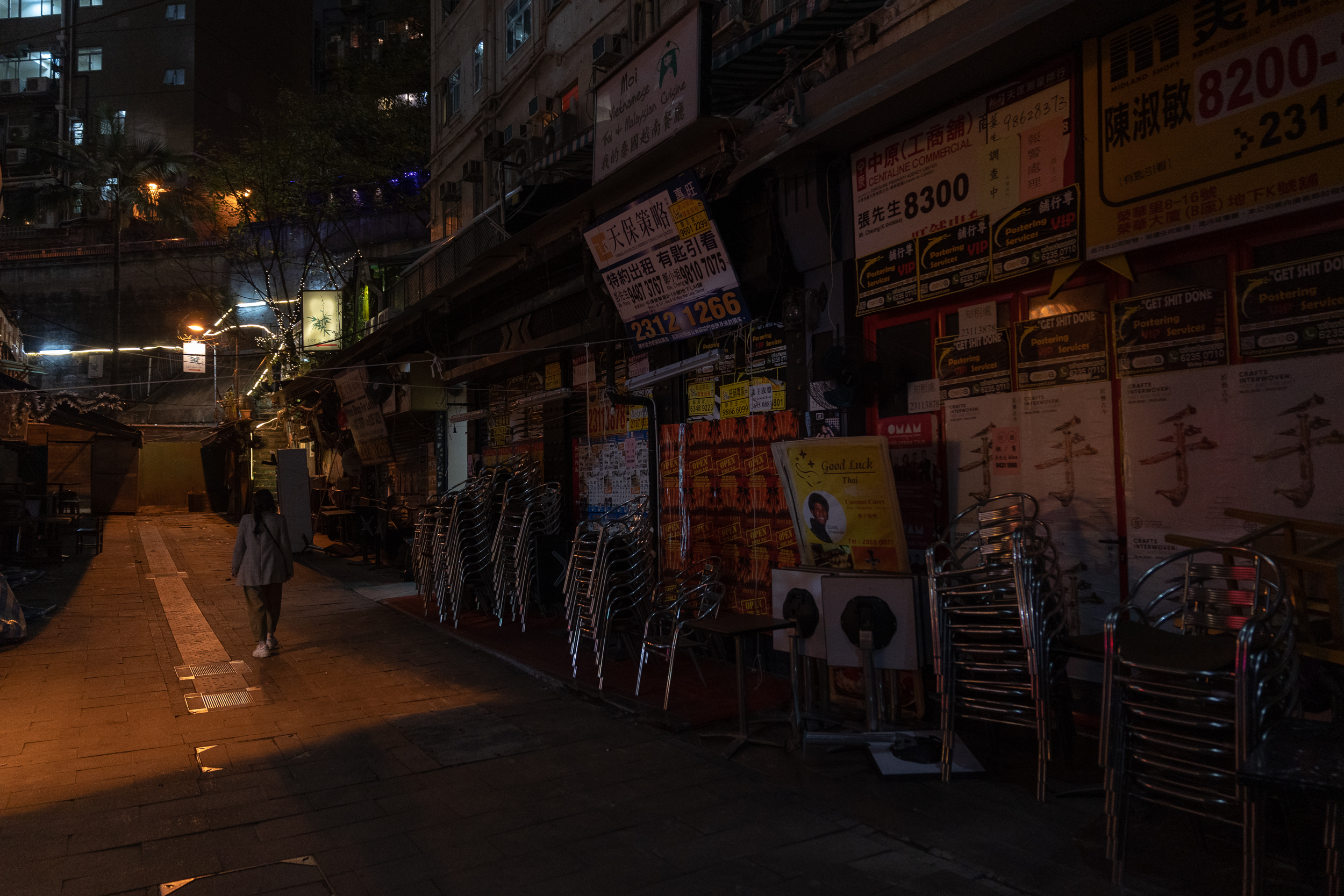 Empty Streets Show the Negative Effects of Protests and Coronavirus on Hong Kong Nightlife