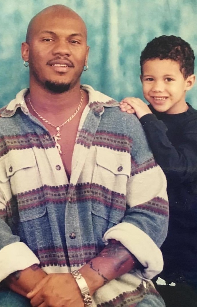 New Jack with son Washington Heights