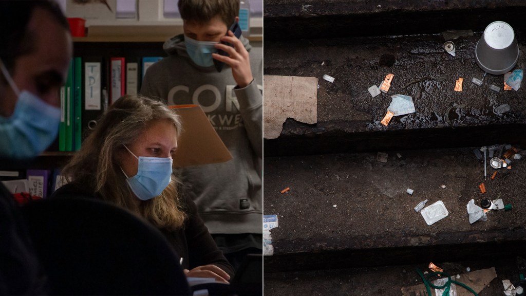Avec les gens qui aident les toxicomanes de Bruxelles à s’en sortir