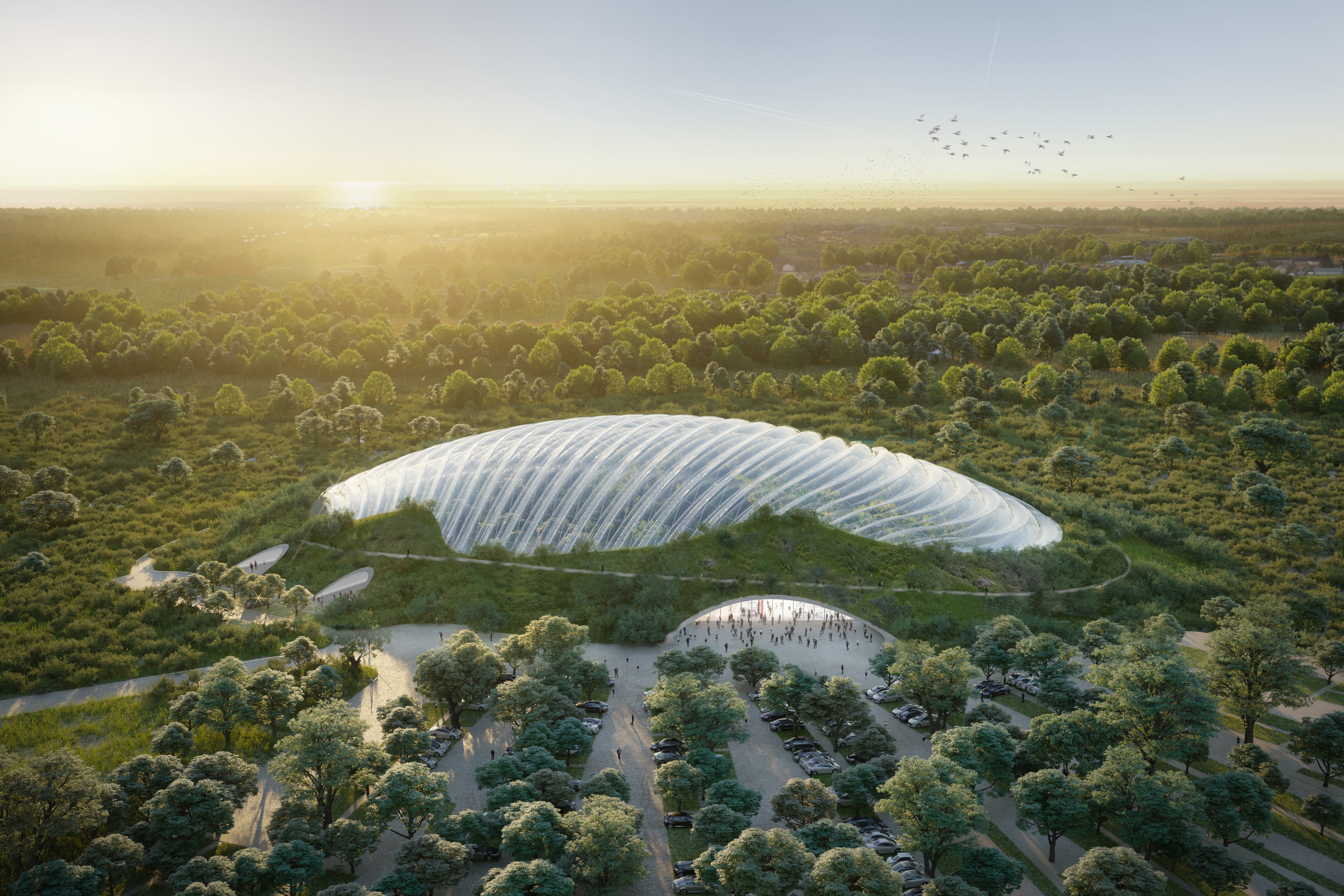 Artist's impression of Tropicalia. Photo: Coldefy