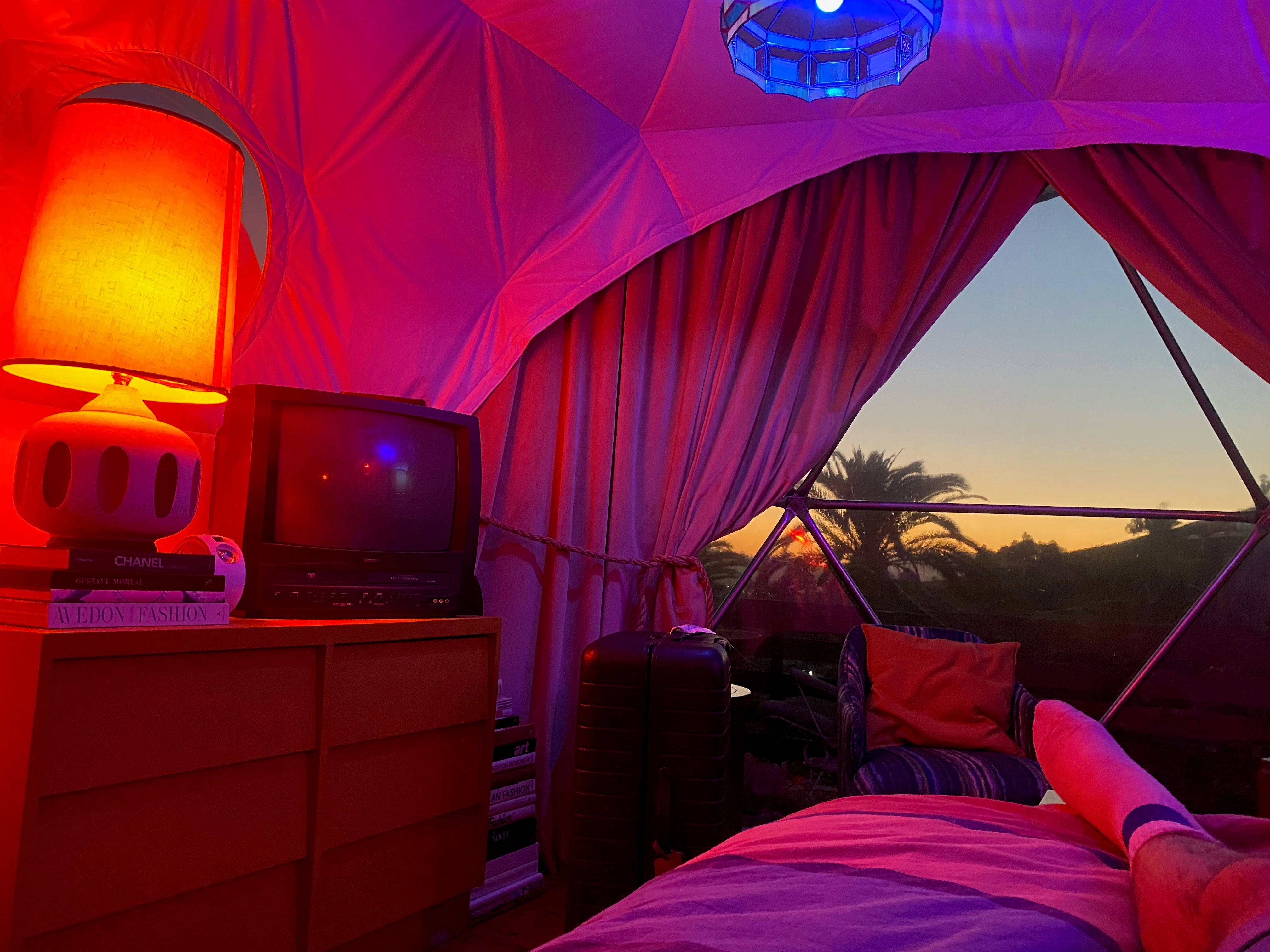 JP's yurt view