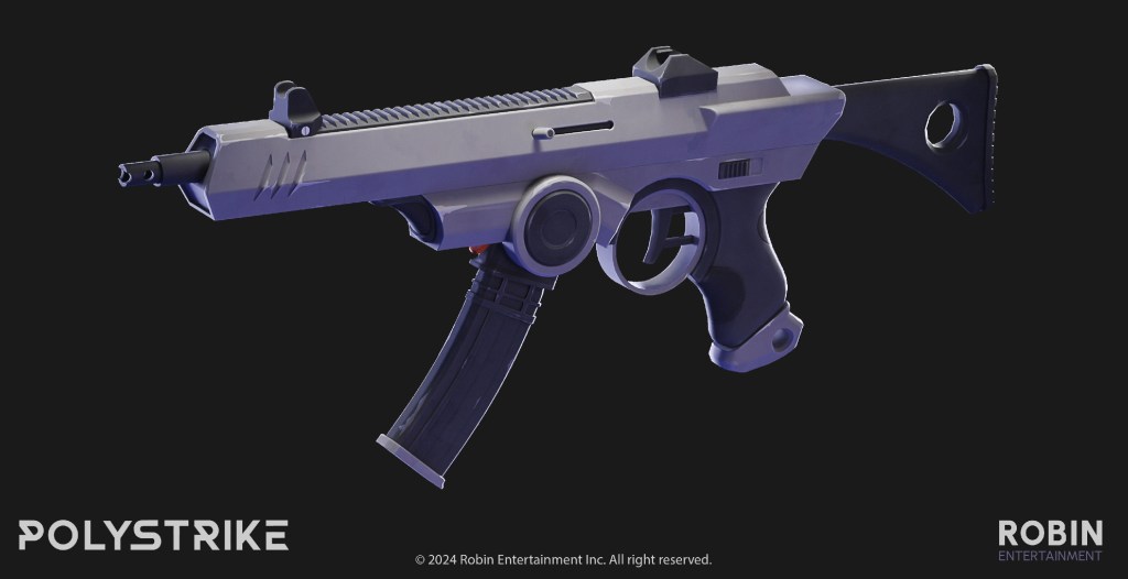 An image of an assault rifle from Polystrike