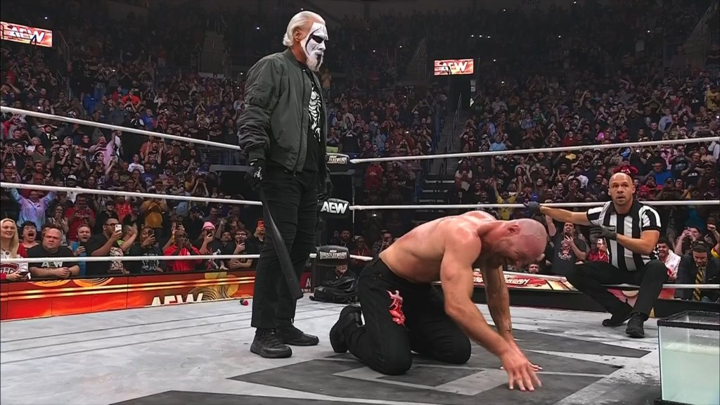 Sting Makes Surprise Appearance at AEW WrestleDream