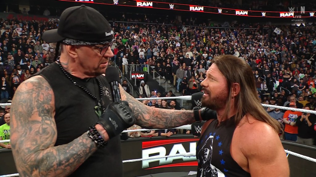 The Undertaker Surprises AJ Styles With WWE Hall of Fame Announcement
